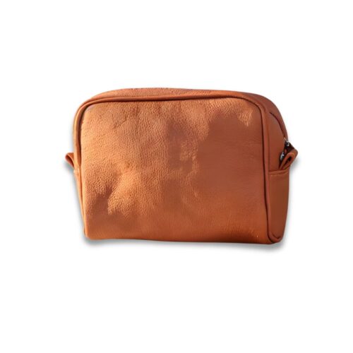 genuine leather makeup bag