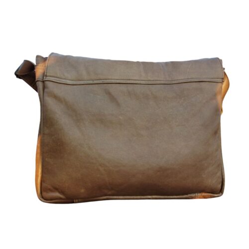 Genuine leather messenger bag