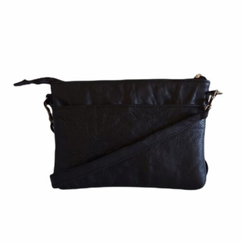 Small genuine leather sling bag.