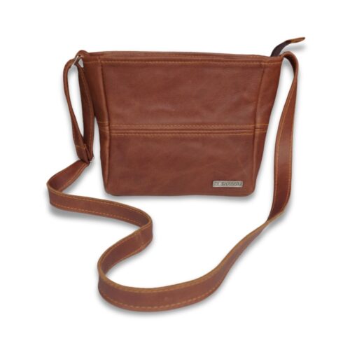 Small leather sling bag