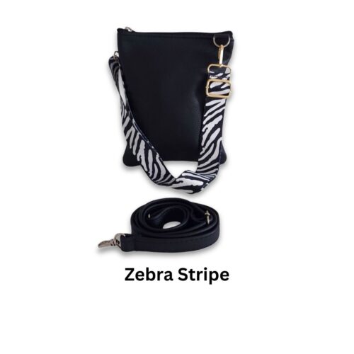 Small vertical sling bag with two interchangeable slings