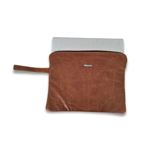 Laptop sleeve genuine leather