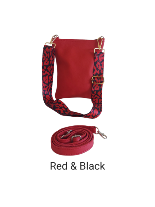 Red & Black bag strap