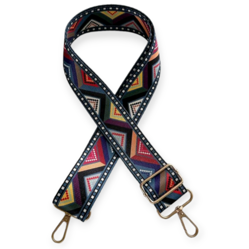 Bag strap with African design