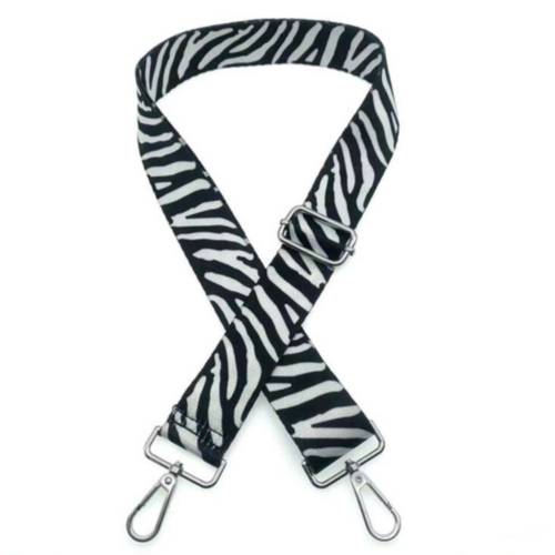 Zebra stripe bag strap