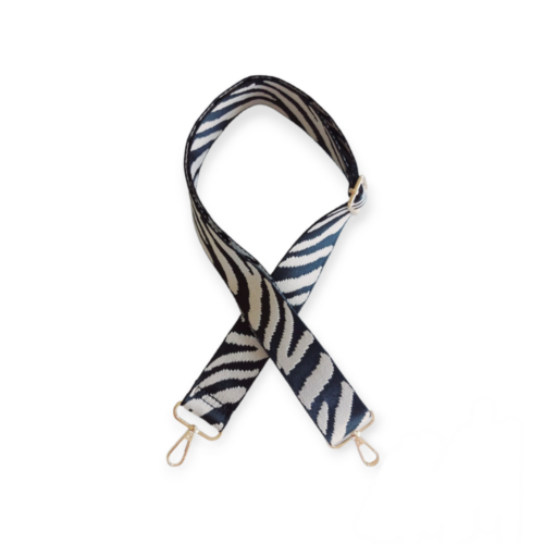Zebra type bag strap