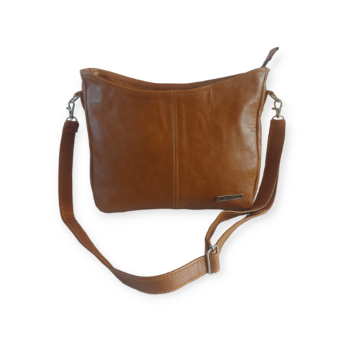 Tan color sling handbag