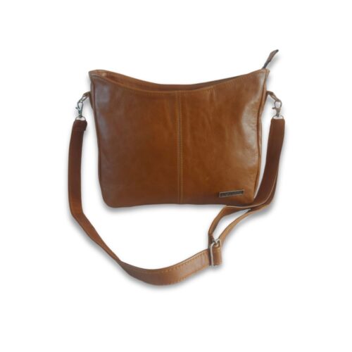 Tan color sling handbag