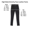 Stretch Faux Leather Pants - Image 5