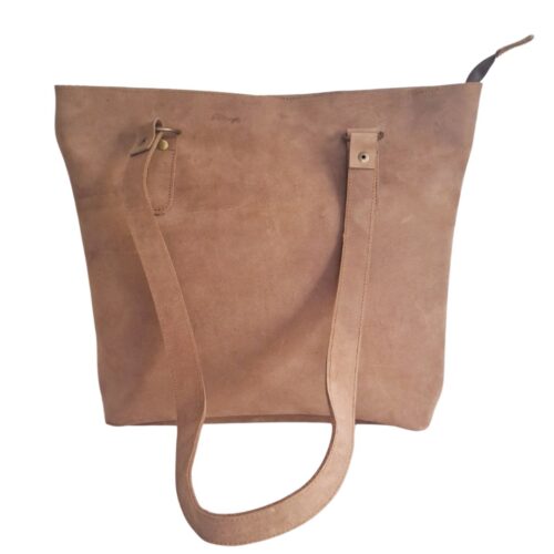 Camelia Suede Handbag - Image 4