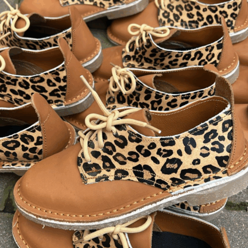 Leopard Print Vellies for Women